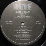 Black Sabbath - Master Of Reality (LP, Album, RE)
