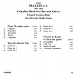 Piazzolla* - Irmgard Toepper, Hugo Germán Gaido - Complete Music For Flute And Guitar (CD)