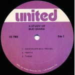 Bud Shank With Maynard Ferguson - Stu Williamson - Bob Enevoldson* - A Study Of Bud Shank (LP, Album, RE)