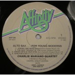 Charlie Mariano Quartet - Alto Sax For Young Moderns (LP, Album, RE)