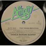 Charlie Mariano Quartet - Alto Sax For Young Moderns (LP, Album, RE)