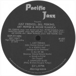 Bill Perkins, Art Pepper & Richie Kamuca - Just Friends (LP, Album, Ltd, RE)
