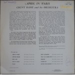 Count Basie And His Orchestra* - April In Paris (LP, Album, Mono, RE)