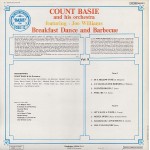 Count Basie And His Orchestra* Featuring Joe Williams - Breakfast Dance And Barbecue (LP, Album, RE)
