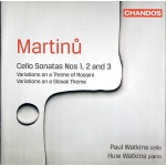 Martinů*, Paul Watkins (3), Huw Watkins - Cellos Sonatas Nos. 1, 2 And 3 / Variations On A Theme Of Rossini / Variations On A Slovak Theme (CD)