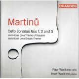 Martinů*, Paul Watkins (3), Huw Watkins - Cellos Sonatas Nos. 1, 2 And 3 / Variations On A Theme Of Rossini / Variations On A Slovak Theme (CD)