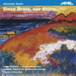 Alexander Goehr - Colin Currie, Pavel Haas Quartet, The Nash Ensemble - Since Brass, Nor Stone... (CD)