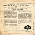 Santa Cecilia Chorus* And Orchestra, Rome*, Alberto Erede - Favourite Opera Choruses (7