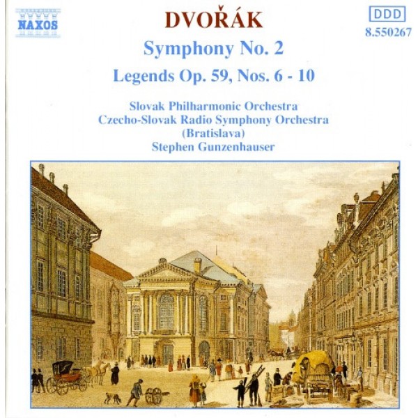 Dvořák*, Slovak Philharmonic Orchestra, Stephen Gunzenhauser - Symphony No. 2 / Legends Op. 59, Nos. 6-10 (CD, Album) Dvořák*, Slovak Philharmonic Orchestra, Stephen Gunzenhauser - Symphony No. 2 / Legends Op. 59, Nos. 6-10 (CD, Album)