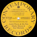 André Previn & His Pals - Modern Jazz Performances Of Songs From Gigi (LP, Album, RP)