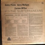 André Previn, Gerry Mulligan, Carmen McRae - Perform Music From The Subterraneans - Original Sound Track Album (LP, Album, Mono)