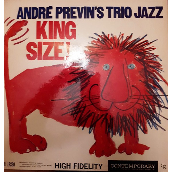 André Previn's Trio Jazz* - King Size! (LP, Album, Mono)