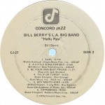 Bill Berry's L.A. Big Band* - Hello Rev (LP, Album)