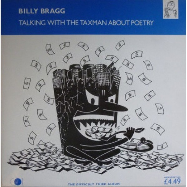 Billy Bragg - Talking With The Taxman About Poetry (LP, Album, PRS)