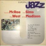 Carmen McRae, Zoot Sims, Paul West, Jimmy Madison - Carmen McRae Zoot Sims Paul West Jimmy Madison (LP, Album)