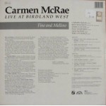 Carmen McRae - Fine And Mellow - Live At Birdland West (LP, Album) Carmen McRae - Fine And Mellow - Live At Birdland West (LP, Album)