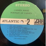 Carmen McRae - Portrait Of Carmen (LP, Album, Mon) Carmen McRae - Portrait Of Carmen (LP, Album, Mon)