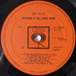 Bob Dylan - Bringing It All Back Home (LP, Album, Mono, CBS)