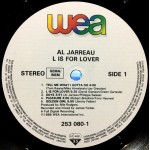 Al Jarreau - L Is For Lover (LP, Album)
