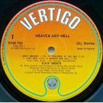 Black Sabbath - Heaven And Hell (LP, Album)