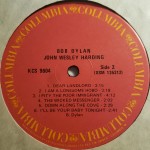 Bob Dylan - John Wesley Harding (LP, Album, RE)