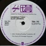Allen Ginsberg - Ginsberg's Thing (LP)