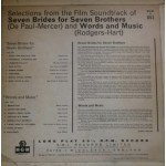 Various - Selections From The Film Soundtracks Seven Brides For Seven Brothers And Words And Music (LP, Comp)