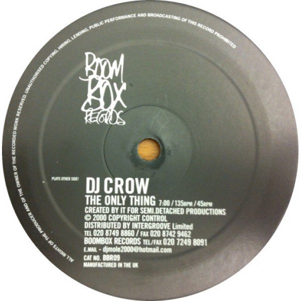 DJ Crow - The Only Thing (12