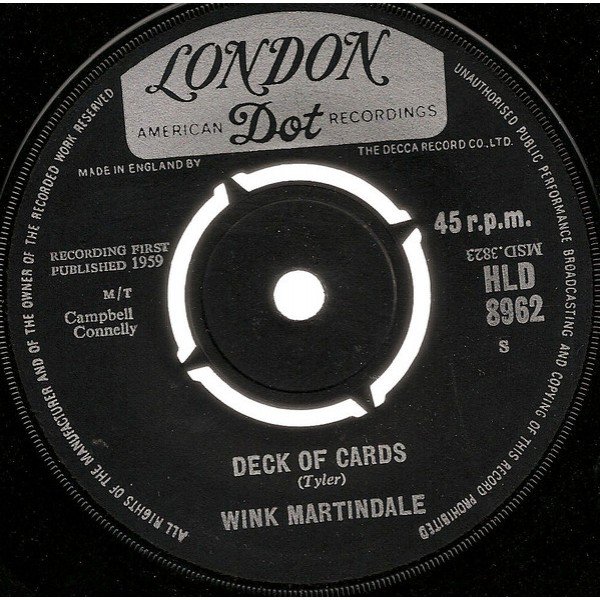 Wink Martindale - Deck Of Cards (7