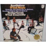 Beethoven* - Netherlands Wind Ensemble* - Wind Music (Octet Op. 103 / Sextet Op. 71 / Quintet, Rondino WoO 25 / March WoO 29) (LP)