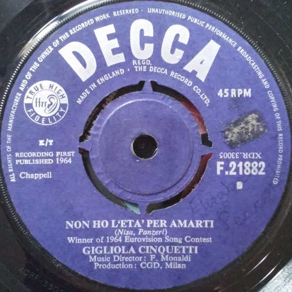 Gigliola Cinquetti - Non Ho L'Eta' Per Amarti (7