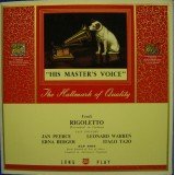 Verdi* - Jan Peerce, Leonard Warren, Erna Berger, Italo Tajo - Rigoletto  (3xLP, Mono, Gat)