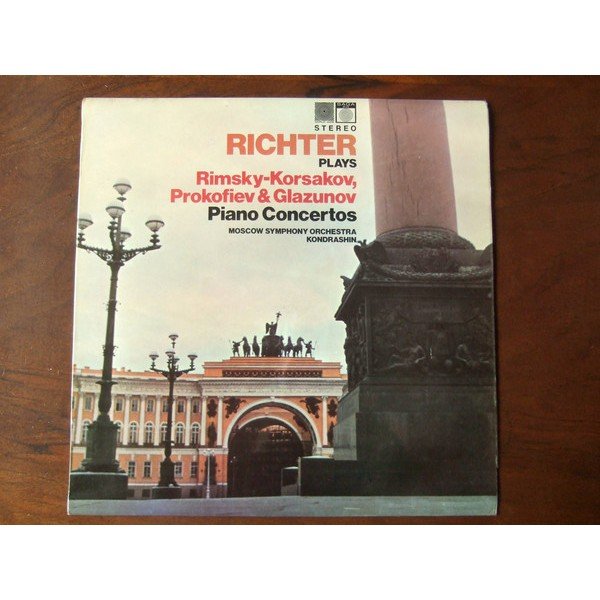 Richter* - Rimsky-Korsakov*, Prokofiev*, Glazunov* - Moscow Symphony Orchestra*, Kondrashin* - Piano Concertos (LP)