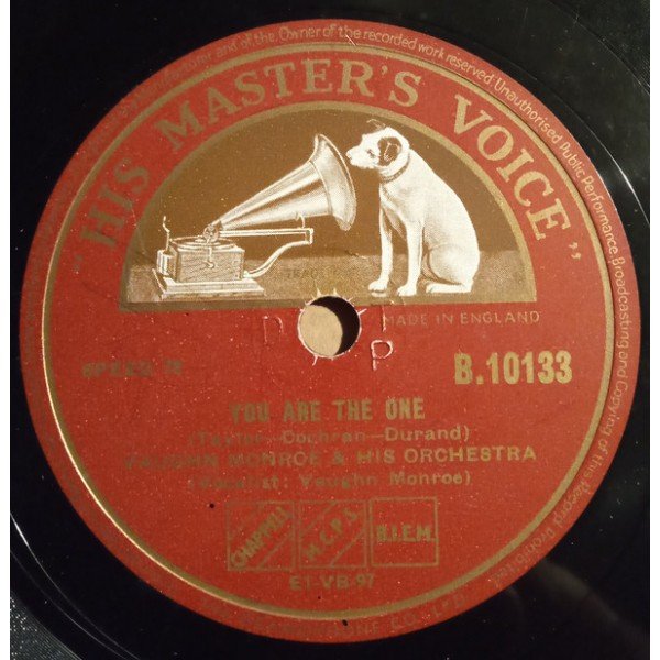 Vaughn Monroe And His Orchestra - You Are The One / Oh, Marry, Marry Me (Shellac, 10