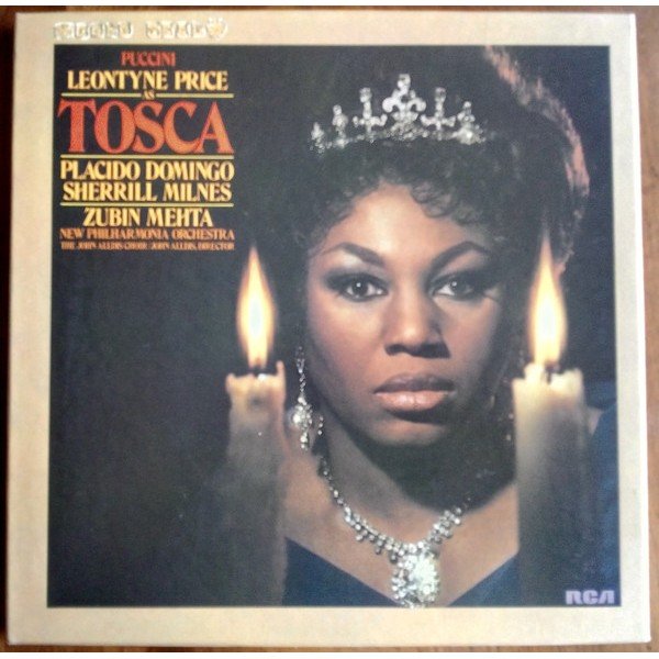 Puccini*, Leontyne Price, Placido Domingo, Sherrill Milnes, New Philharmonia Orchestra, Zubin Mehta - Tosca (2xLP, Tel + Box)