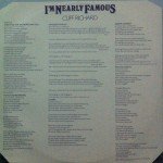 Cliff Richard - I'm Nearly Famous (LP, Album)