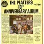 The Platters - Platters 10th Anniversary Album (LP, Album)