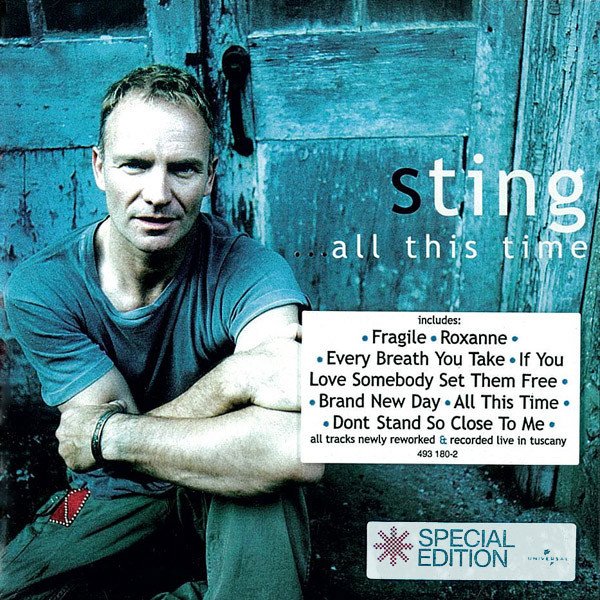 Sting - ...All This Time (CD, Album, S/Edition)