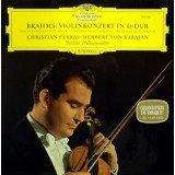 Johannes Brahms — Christian Ferras · Herbert von Karajan - Berliner Philharmoniker - Konzert Für Violine Und Orchester D-Dur (LP, Album, RP)