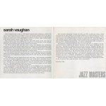 Sarah Vaughan - Jazz Masters (CD, Comp, RM)