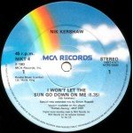 Nik Kershaw - I Won't Let The Sun Go Down On Me (12