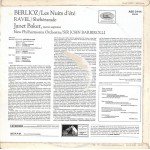 Ravel*, Berlioz* - Janet Baker, Sir John Barbirolli, The New Philharmonia Orchestra* - ShÃ©hÃ©razade / Les Nuits D'Ã©tÃ© (LP, RP)