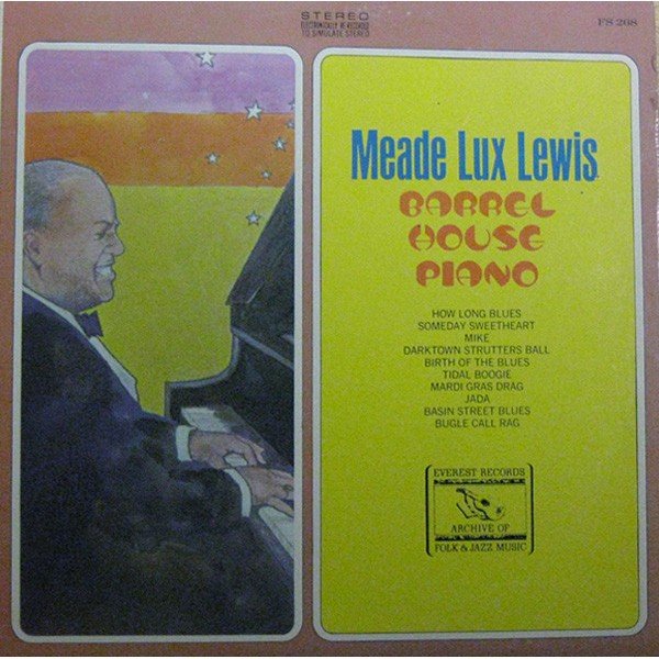 Meade Lux Lewis* - Barrel House Piano (LP, Album, RE, Ele)