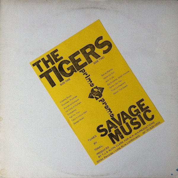 The Tigers (4) - Savage Music (LP, Album, Promo)