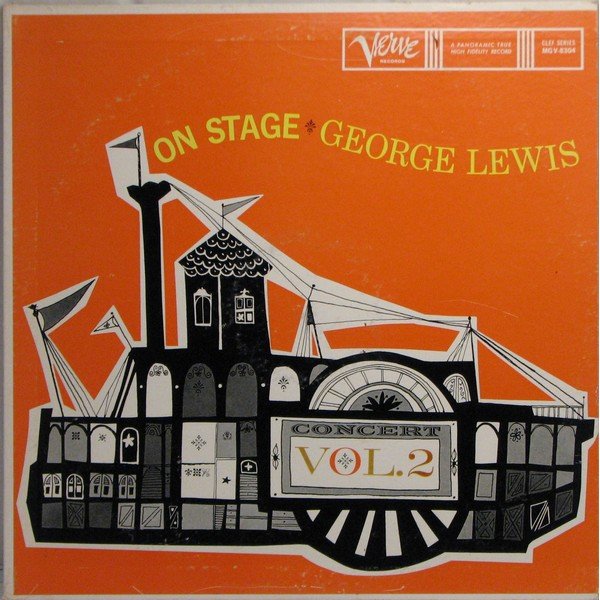 George Lewis (2) - On Stage - Concert Vol. 2 (LP, Mono)