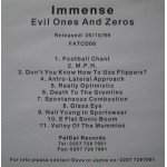 Immense - Evil Ones And Zeroes (CD, Album, Promo)