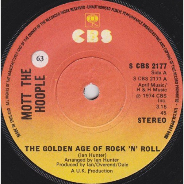 Mott The Hoople - The Golden Age Of Rock 'N' Roll (7