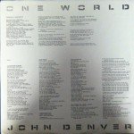 John Denver - One World (LP, Album)