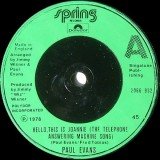 Paul Evans - Hello, This Is Joannie (The Telephone Answering Machine Song) (7