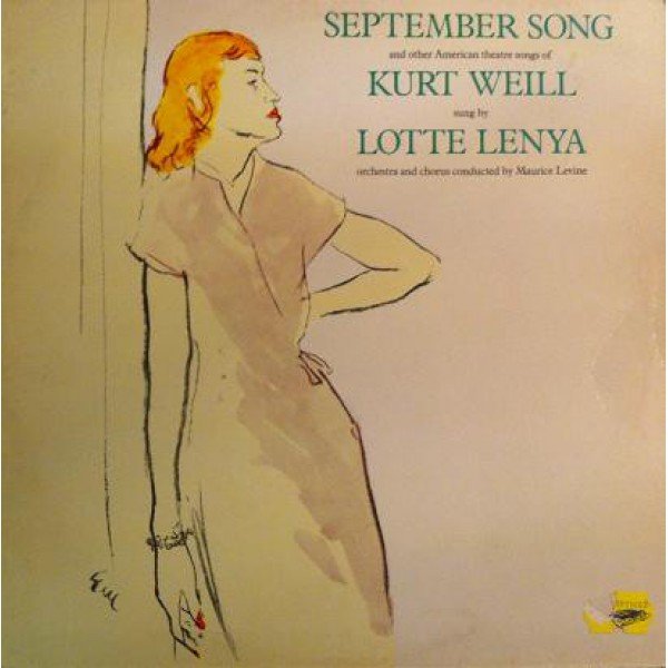 Lotte Lenya - September Song And Other American Theatre Songs Of Kurt Weill (LP, Album, Mono, RE)